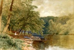 Alfred Thompson Bricher  - Bilder Gemälde - Rowboats for Hire