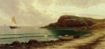 Alfred Thompson Bricher  - paintings - Seascape with Dories and Sailboats