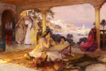 Frederick Arthur Bridgman - Bilder Gemälde - An Eastern Veranda