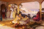 Frédéric Arthur Bridgman - Peintures - Une véranda