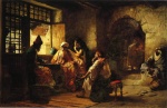 Frederick Arthur Bridgman - Bilder Gemälde - An Interesting Game