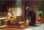 Frédéric Arthur Bridgman - Peintures - Mère et enfant