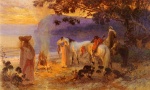 Frédéric Arthur Bridgman - Peintures - Sur la côte de Kabylie