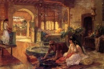 Frédéric Arthur Bridgman - Peintures - Intérieur oriental