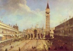 Canaletto - Bilder Gemälde - Piazza San Marco