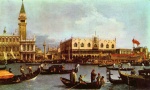 Canaletto - paintings - Return of the Bucentaurn to the Molo on Ascension Day