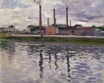 Gustave Caillebotte - Bilder Gemälde - Factories at Argenteuil