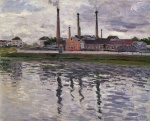 Gustave Caillebotte - Peintures - Usines à Argenteuil