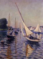 Gustave Caillebotte - Peintures - Régates à Argenteuil