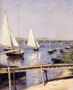 Gustave Caillebotte - Peintures - Voiliers à Argenteuil