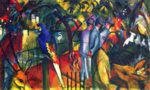 August Macke  - Peintures - Jardin zoologique