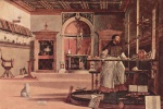Vittore Carpaccio - Peintures - Vision de Saint Augustin
