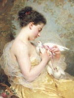 Bild:A Beauty with Doves
