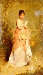 Bild:Girl with Doves