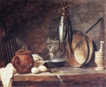 Jean Simeon Chardin  - Bilder Gemälde - The Fast Day Meal