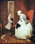 Jean Simeon Chardin  - Bilder Gemälde - The Governess
