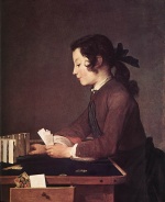 Jean Baptiste Siméon Chardin  - Peintures - Le château de cartes