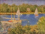 Claude Monet - Bilder Gemälde - Das Seinebecken bei Argenteuil