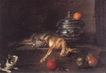 Jean Baptiste Siméon Chardin  - Peintures - La soupière en argent