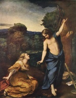 Correggio - Bilder Gemälde - Noli me Tangere