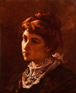 Thomas Couture - Bilder Gemälde - Madame de Brunecke