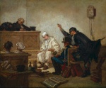 Thomas Couture - Bilder Gemälde - Pierrot on Trial