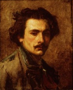 Thomas Couture - Peintures - Portrait de l'artiste