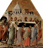 Duccio di Buoninsegna - Bilder Gemälde - Begräbnis Marias
