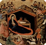 Duccio di Buoninsegna - Bilder Gemälde - Christi Geburt