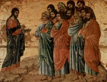 Duccio di Buoninsegna - Bilder Gemälde - Erscheinung Christi auf dem Berg von Galilea