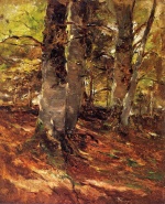 Frank Duveneck - Peintures - Forêt en bord de mer à Polling