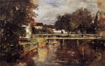 Frank Duveneck - Bilder Gemälde - Old Towl Brook, Polling, Bavaria