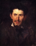 Frank Duveneck - Peintures - Portrait d'un artiste