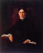 Frank Duveneck - paintings - Portrait of Frances Schillinger Hinkle