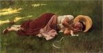 Frank Duveneck - Peintures - Sieste