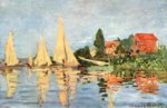 Claude Monet  - Bilder Gemälde - Regatta bei Argenteuil