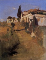 Frank Duveneck - Bilder Gemälde - Villa Castellani, Belloguardo