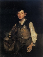 Frank Duveneck - Bilder Gemälde - Whistling Boy