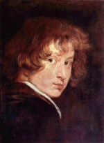 Anthonis van Dyck - Bilder Gemälde - Jugendliches Selbstportrait