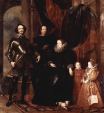 Anthonis van Dyck - Bilder Gemälde - Portrait der Familie Lomellini