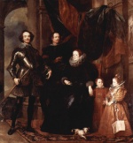 Anthonis van Dyck - paintings - Portrait der Familie Lomellini