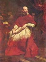 Anthonis van Dyck - Bilder Gemälde - Portrait des Kardinal Bentivoglio