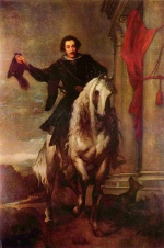 Anthonis van Dyck - Bilder Gemälde - Portrait des Marchese Antonio Giulio Brignole Sale