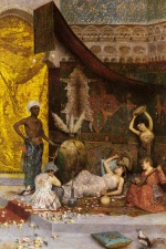 Fabio Fabbi - Peintures - Un intermède musical dans le Harem