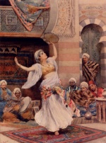 Fabio Fabbi - Peintures - Danseuse au tambourin