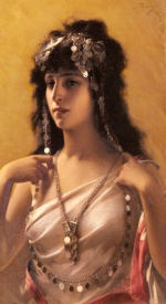 Luis Ricardo Falero - paintings - An Oriental Beauty