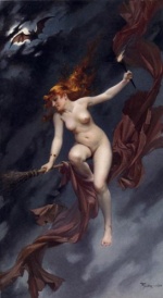 Luis Ricardo Falero - paintings - The Witches Sabbath