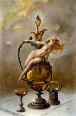 Luis Ricardo Falero - paintings - Wine of Tokai