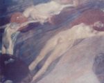 Gustav Klimt - Bilder Gemälde - Bewegte Wasser