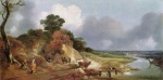 Thomas Gainsborough - Bilder Gemälde - Landschaft mit dem Dorfe Cornard